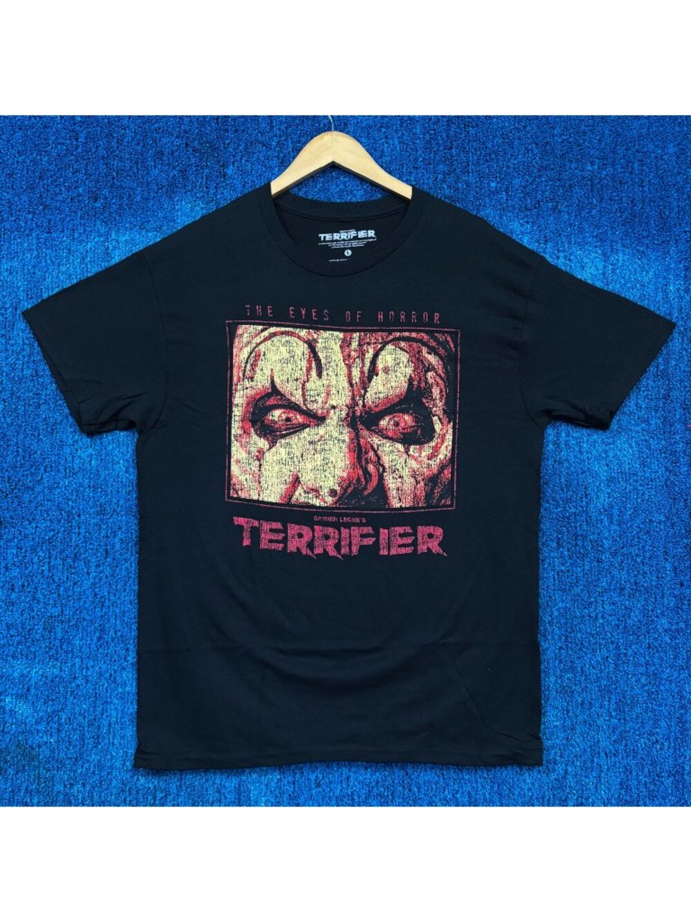 Terrifier The Eyes of Horror Art the Clown Gore Film Tee L